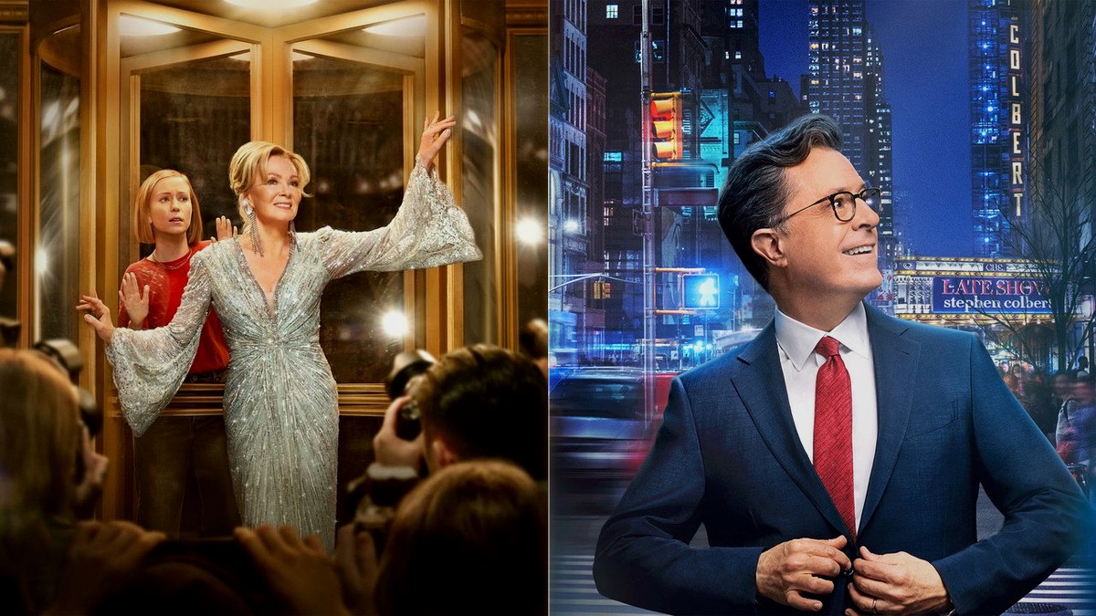 Hacks and The Late Show With Stephen Colbert — two of the biggest goodbyes of the month
