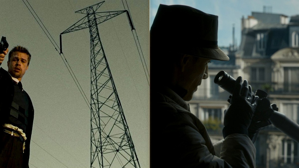 Brad Pitt in Se7en and Michael Fassbender in The Killer