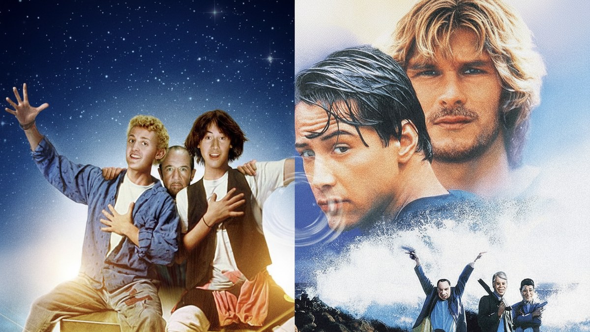 Bill & Ted and Point Break — Keanu's earliest eras
