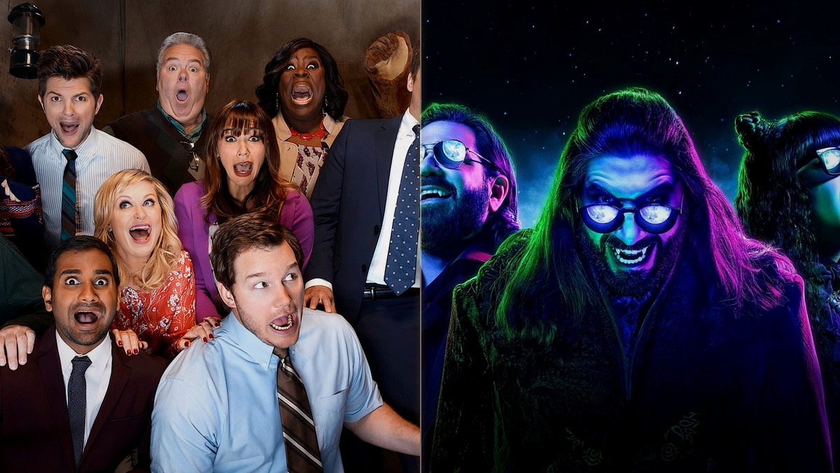 Parks and Recreation cast and What We Do in the Shadows