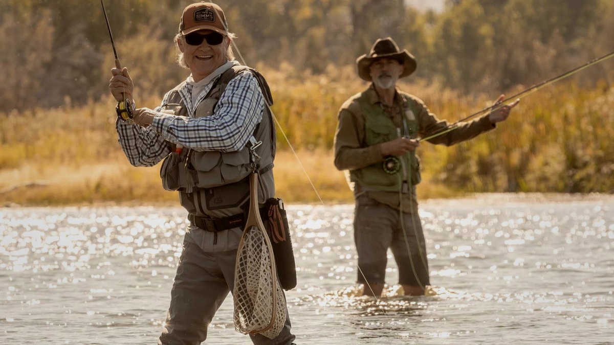 Fly-fishing the Madison River — the patient, hushed observation that anchors the show's Montana sequences