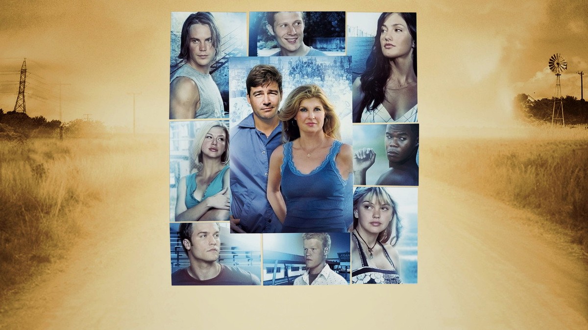 The full Dillon ensemble — quietly one of the deepest casts in 2000s prestige TV